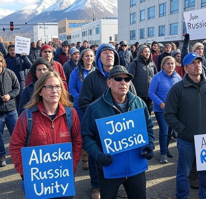 Make Alaska Russian Again’: Demonstrators Rally in Anchorage for Return to Moscow Rule
