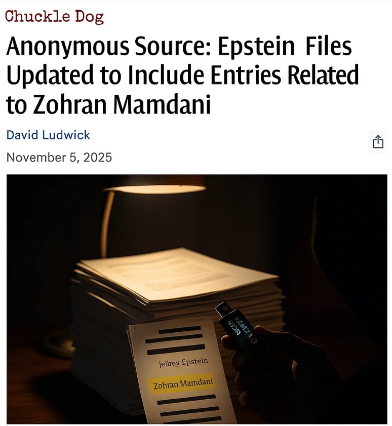 Source: Epstein Files Updated to Include Entries Related to Zohran Mamdani