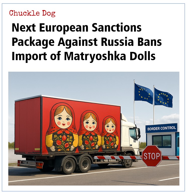 Next European Sanctions Package Against Russia Bans Import of Matryoshka Dolls