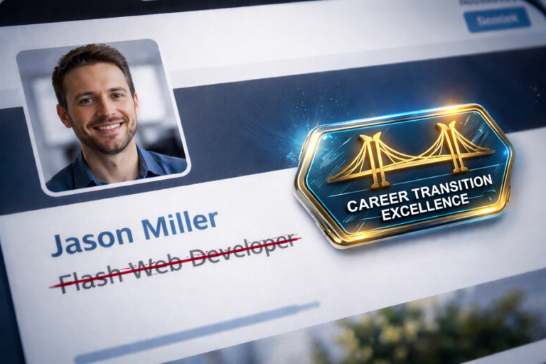 Career Transition” Badge for Users Whose Job Titles No Longer Exist
