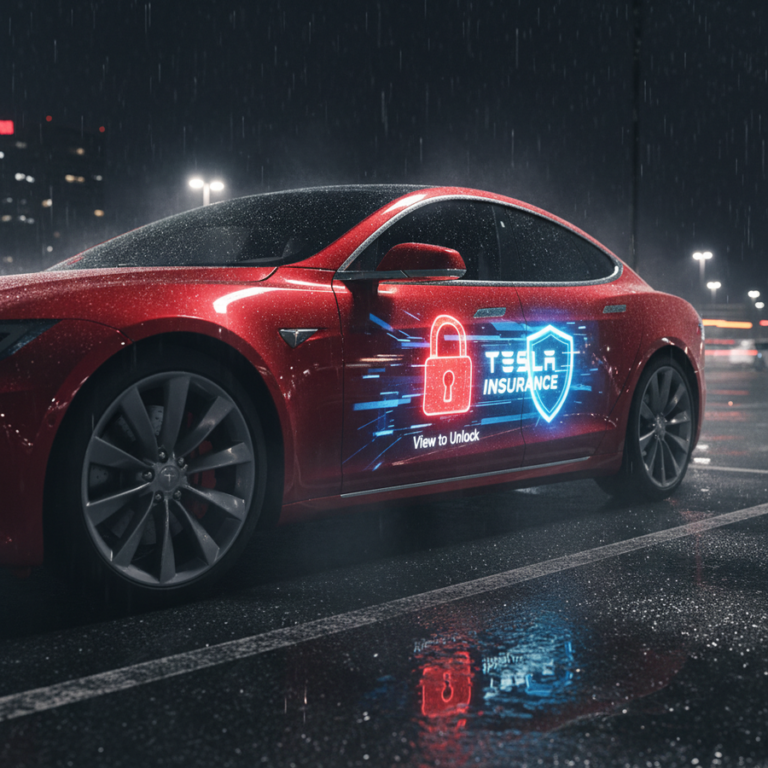 Tesla To Require Viewing Of Two Unskippable Insurance Advertisements Before Unlocking Driver’s Side Door