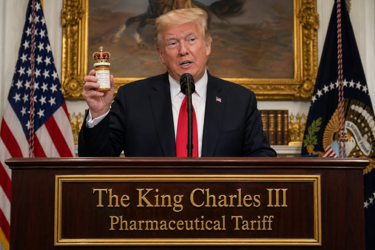Trump Names UK Pharmaceutical Import Tariffs In Honor Of King Charles