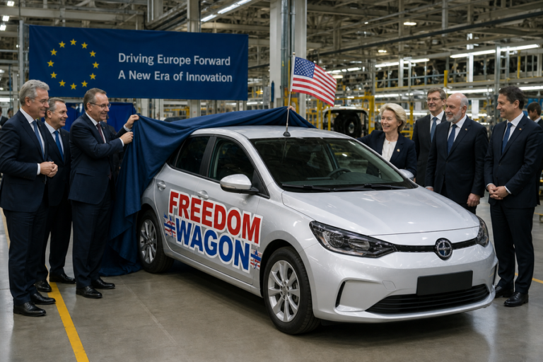 European Commission Reclassifies Motor Vehicles As “Freedom Wagons” To Evade U.S. Trade Tariffs